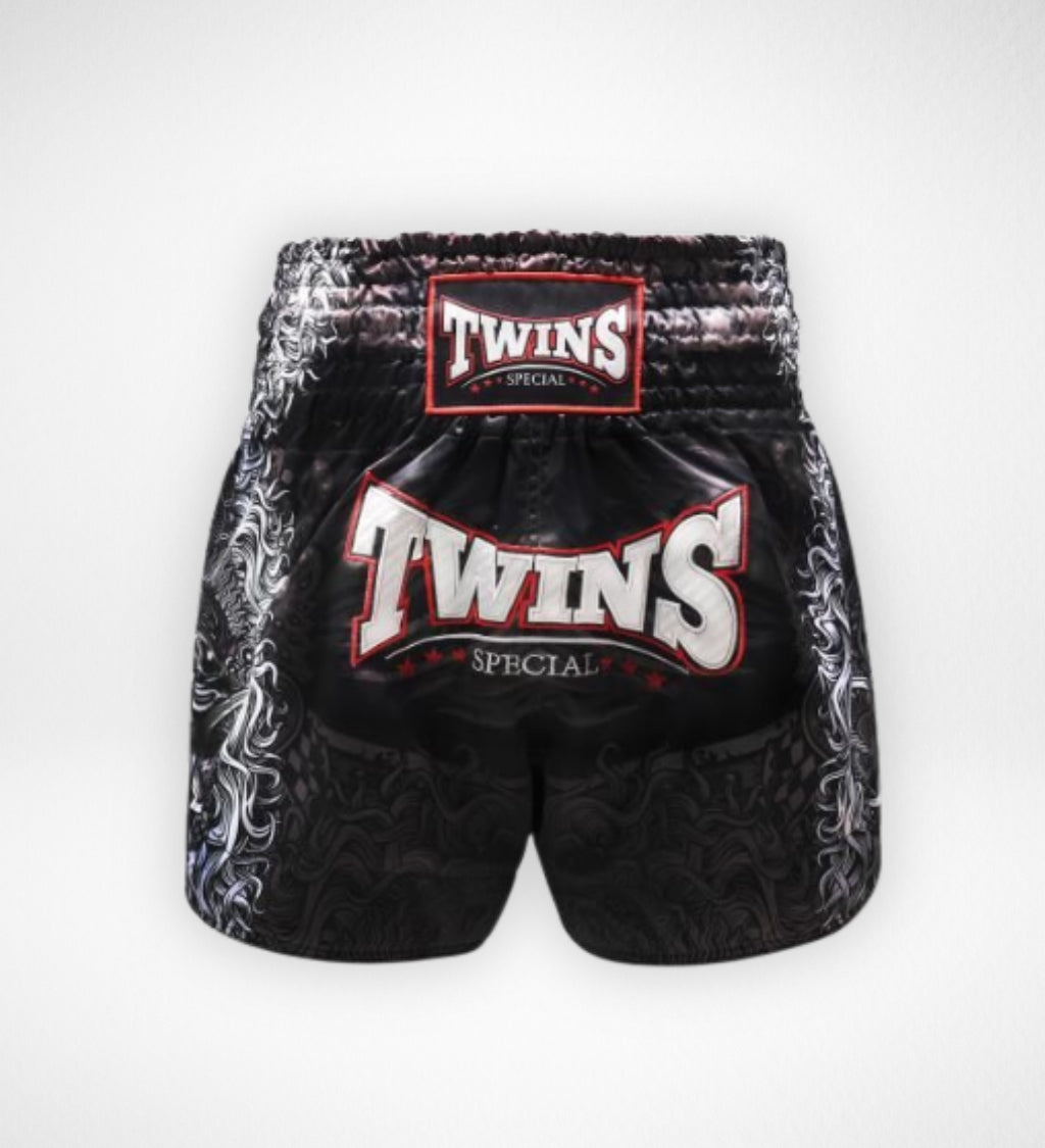Twins Muay Thai shorts TTBL Rangda - Sort/Grå