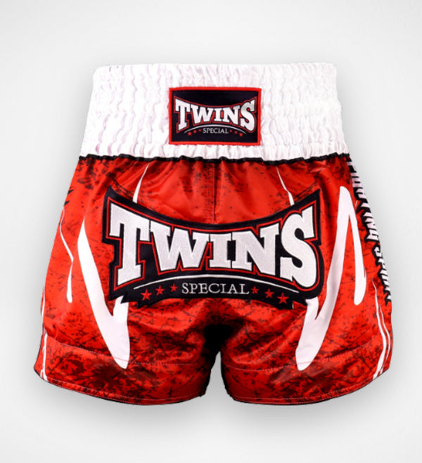Shorts de Muay Thai Twins TTBL – Rusty Red