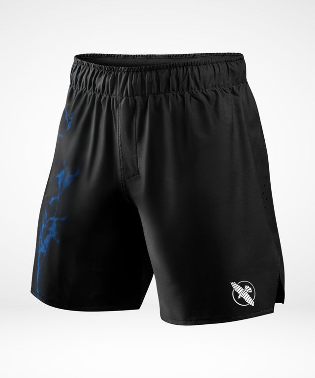 Hayabusa x UFC BJJ Grappling Shorts - Sort/Blå