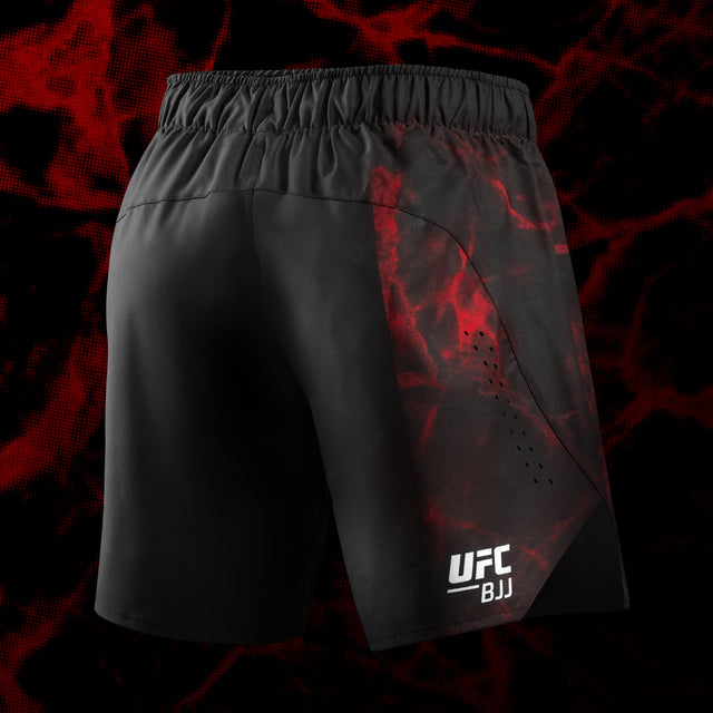 Hayabusa x UFC BJJ Grappling Shorts - Sort/Rød