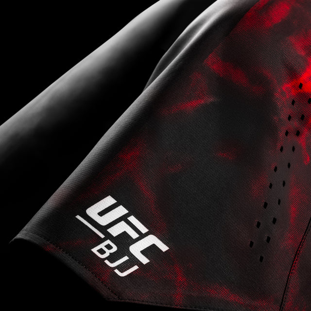 Hayabusa x UFC BJJ Grappling Shorts - Sort/Rød