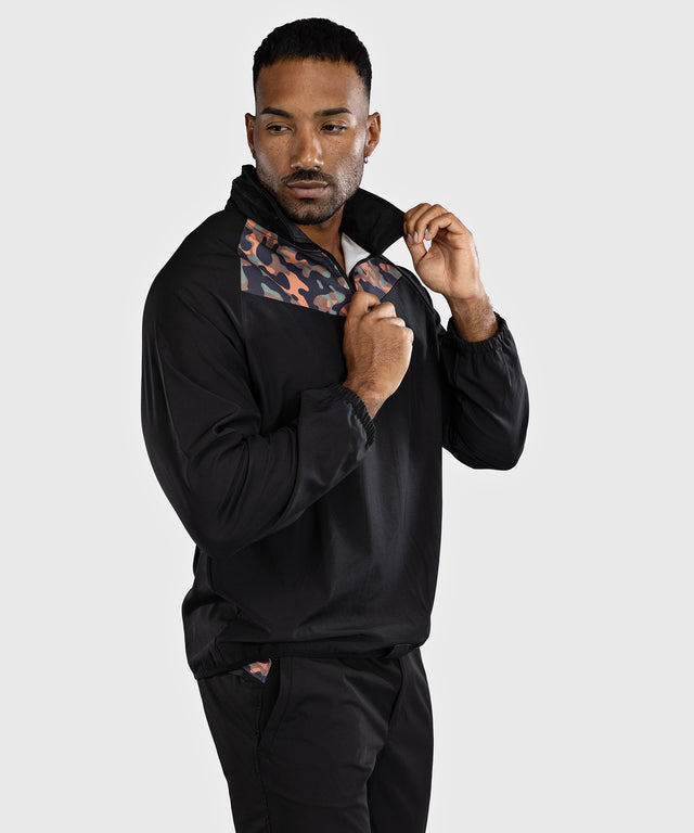 Kurtka treningowa Venum Jungle Ops – Czarna/Khaki Camo