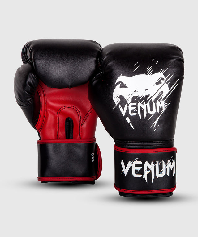 Venum Boxhandschuhe Contender Kinder – Schwarz/Rot/Weiß
