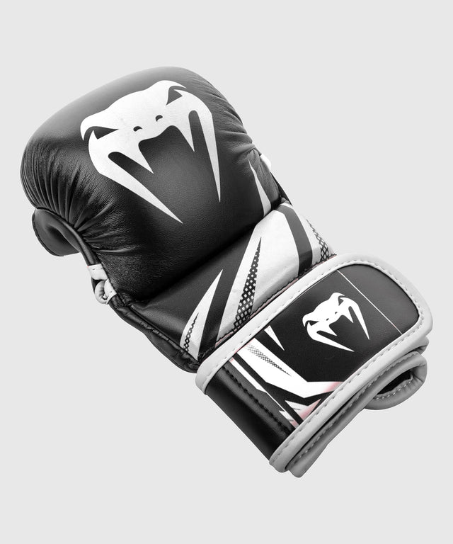 Mănuși MMA de sparring Venum Challenger 3.0 – Negru/Alb