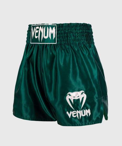 Shorts de kickboxing Venum Classic – Vert forêt