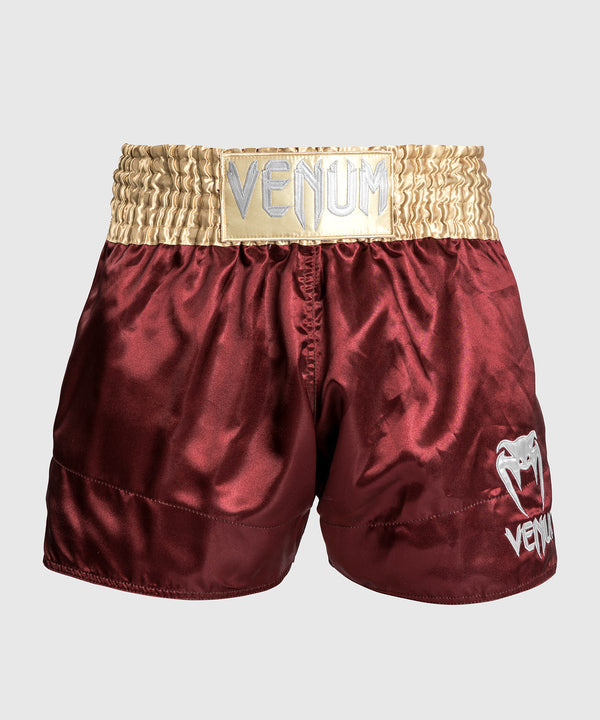 Venum Kickboxningsshorts Classic 2.0 – Bordeaux Röd/Guld/Vit