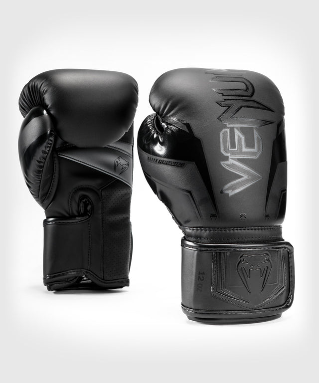 Venum Bokshandschoenen Elite Evo - Zwart/Zwart