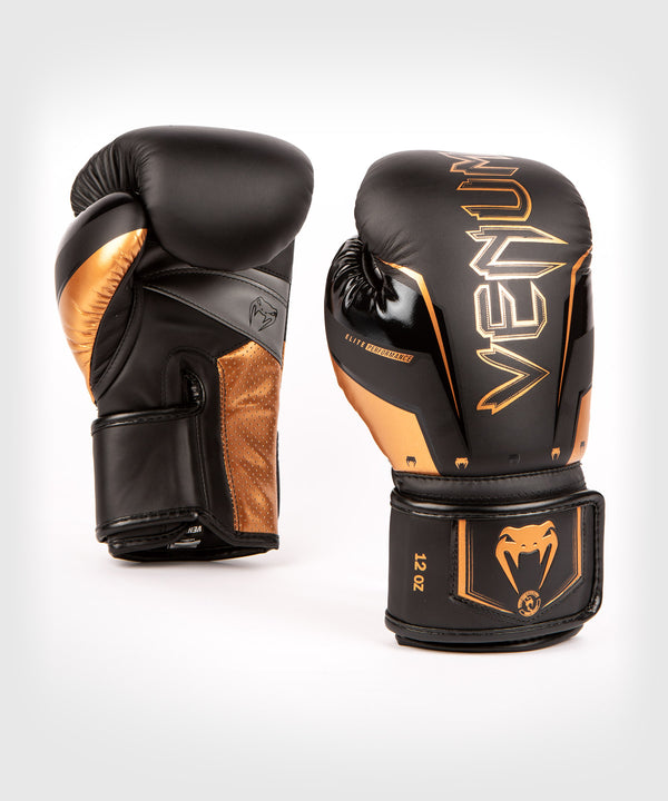 Venum Boksehandsker Elite Evo - Sort/Bronze