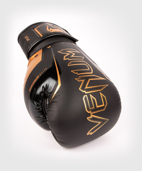 Venum Bokshandschoenen Elite Evo - Zwart/Brons