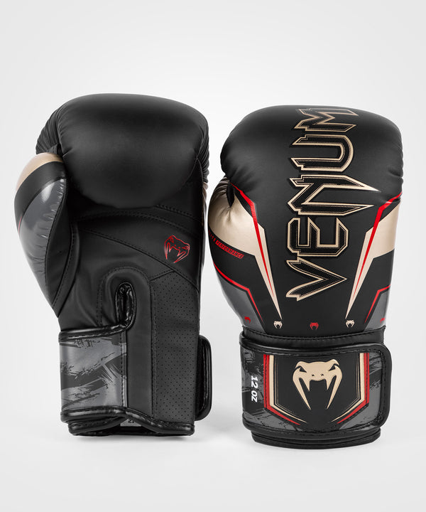 Venum Boksehandsker Elite Evo – Sort/Guld/Rød