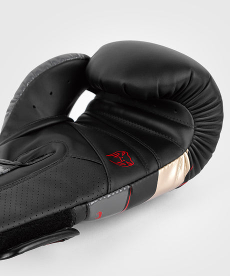 Venum Bokshandschoenen Elite Evo - Zwart/Goud/Rood