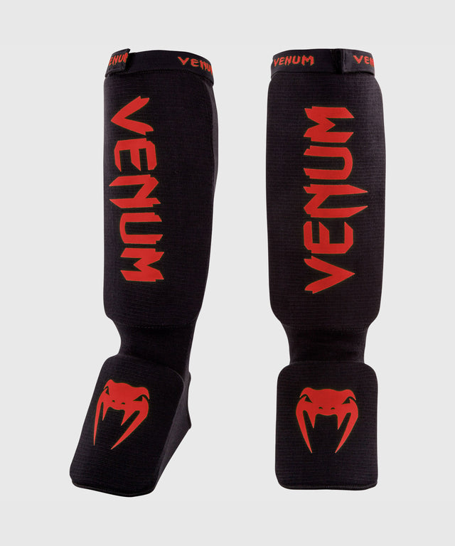 Venum Kontact Shin Guards – Black/Red