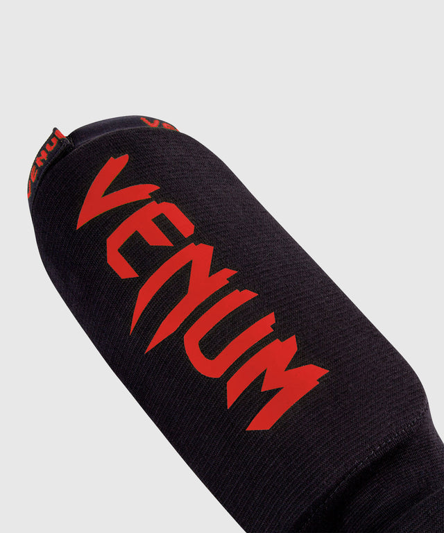 Venum Kontact Shin Guards – Black/Red