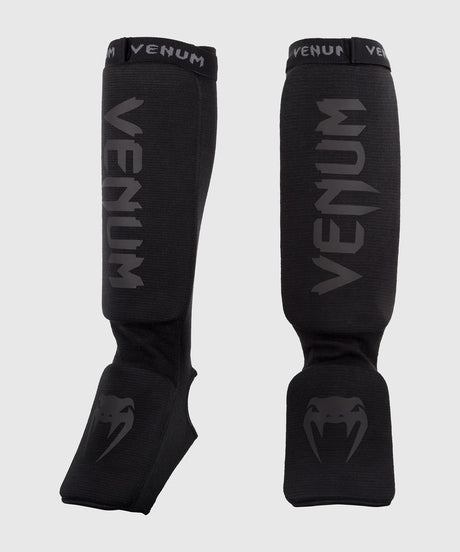 Venum Shin Guards Kickboxing Kontact – Black/Black