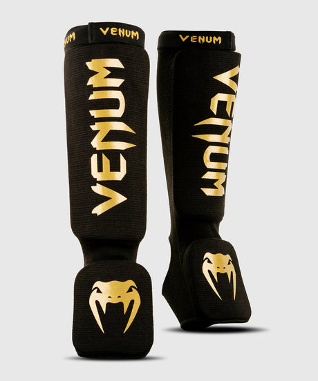 Venum Shin guards Kickboxing Kontact – Black/Gold