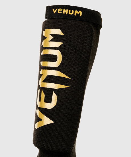 Venum Shin guards Kickboxing Kontact – Black/Gold