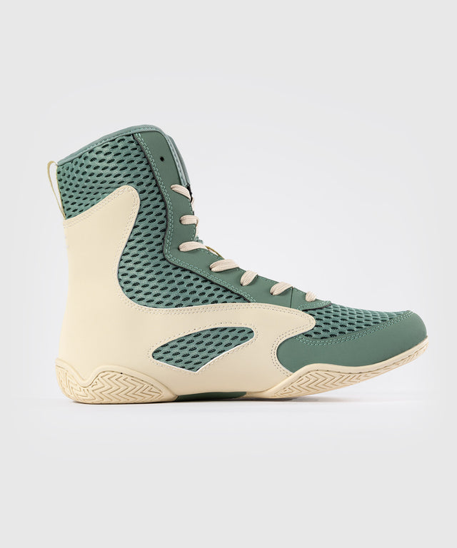 Botas de boxe Venum Contender – Aqua Verde/Branco Gelo