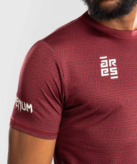 Venum x Ares Dry-Tech T-Shirt - Bordeaux Rosso