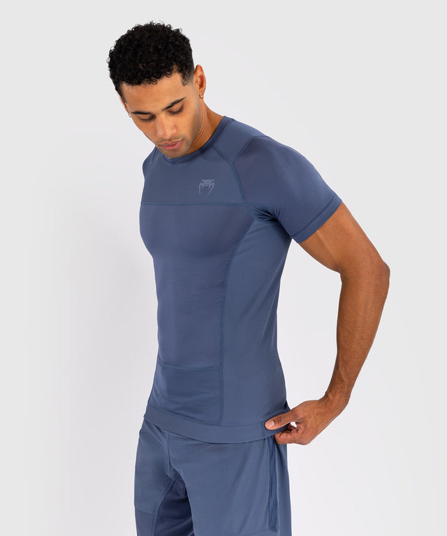 Rashguard Venum G-Fit Air cu mâneci scurte – Foggy Blue