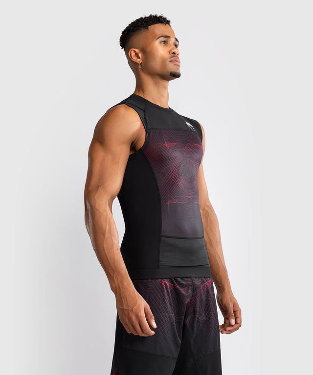 Venum Rashguard uden ærmer G-Fit Air - Sort/Rød