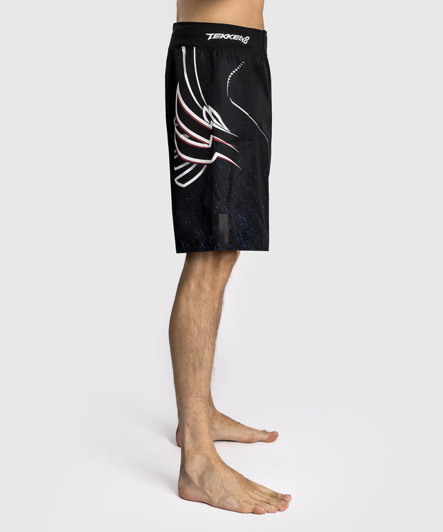 Shorts de MMA Venum x TEKKEN 8 – Jin Kazama – Bleu/Noir/Blanc