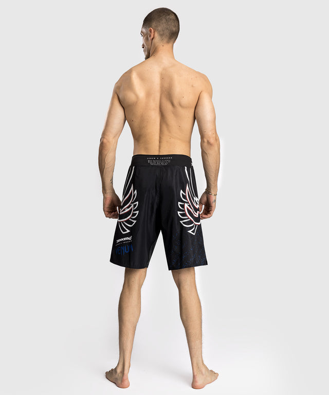 Shorts de MMA Venum x TEKKEN 8 – Jin Kazama – Bleu/Noir/Blanc