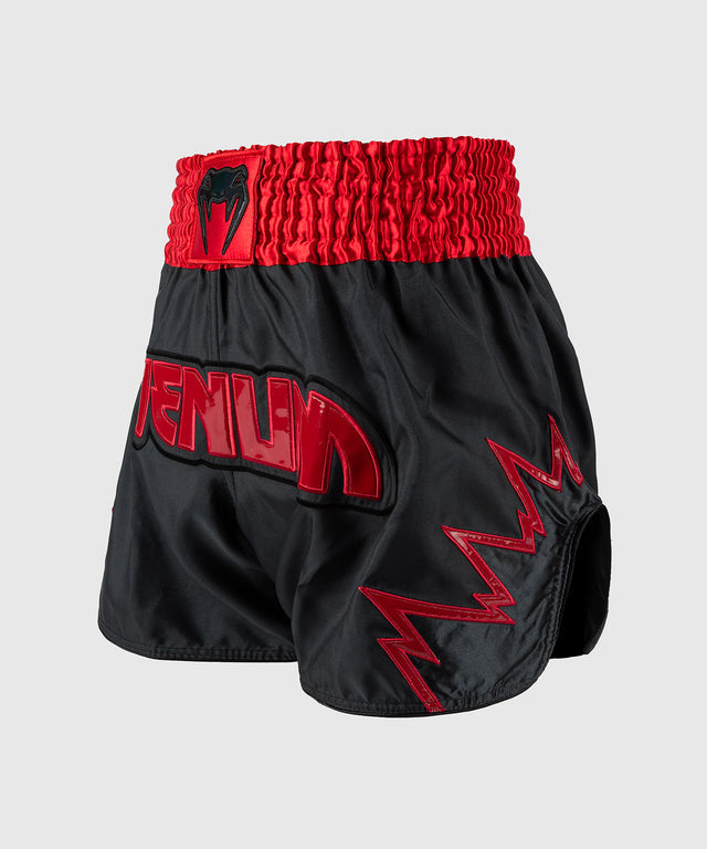 Venum Inferno Muay-Thai-Shorts – Anthrazitgrau/Rot