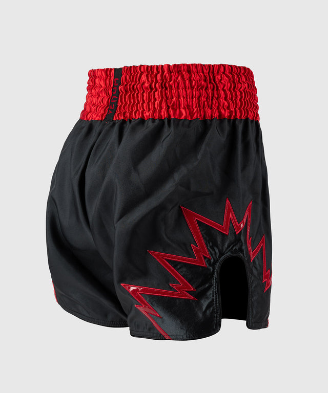 Venum Inferno Muay-Thai-Shorts – Anthrazitgrau/Rot