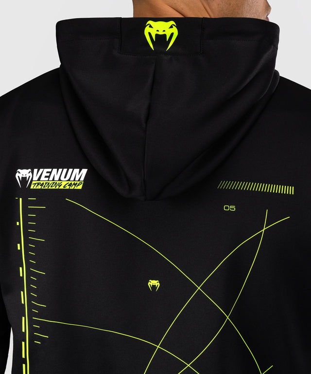 Venum Training Camp 4.0 Full-Zip Hoodie - Svart/Neon Grön