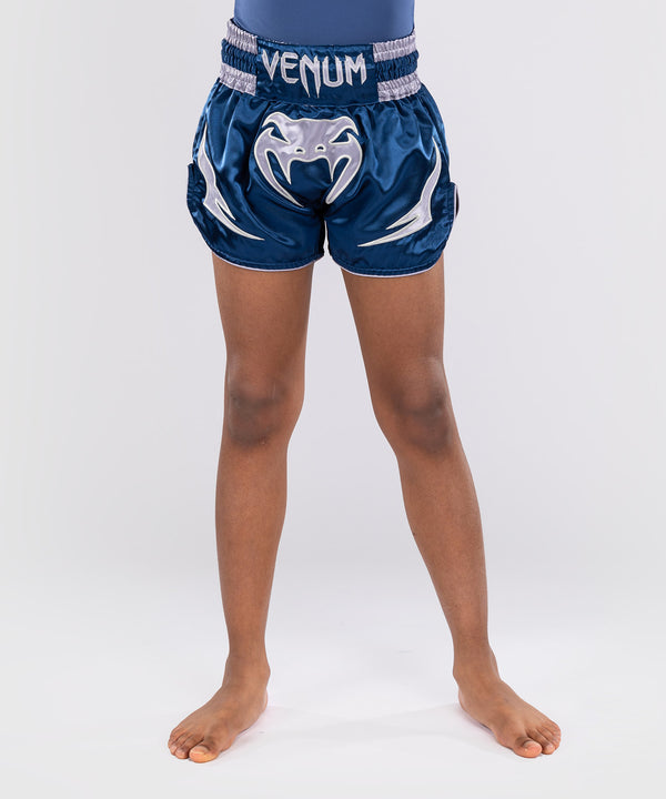 Pantaloni scurți Muay Thai Venum Inferno – Copii – Albastru