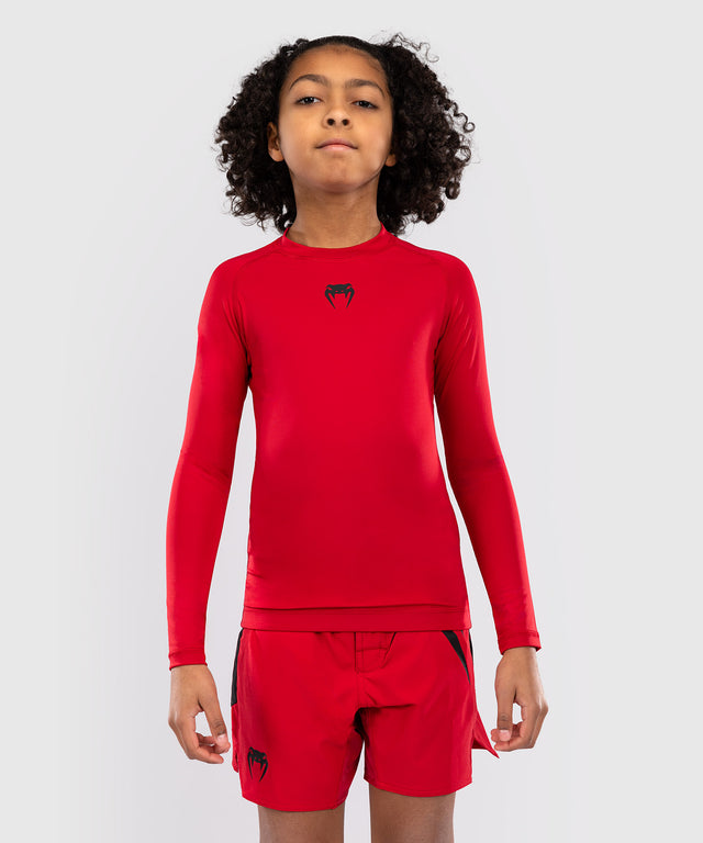 Rashguard Venum Contender Maniche Lunghe Bambini – Rosso