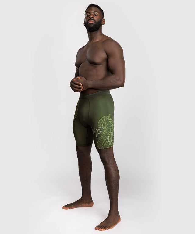 Shorts de compression Venum Serpenti – Kaki