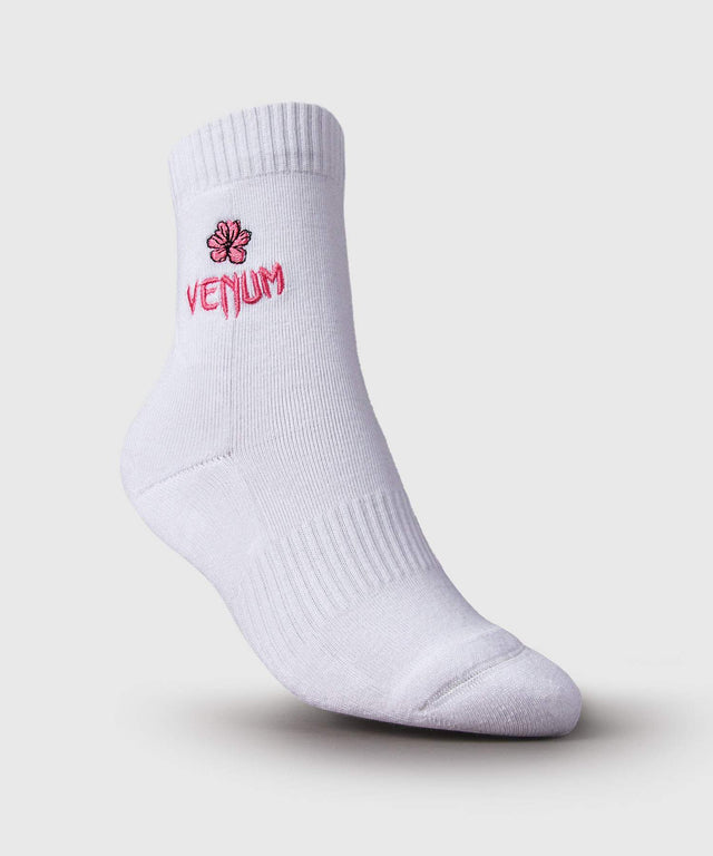 Calze Venum Crew Vector – Donna Bianco/Rosa