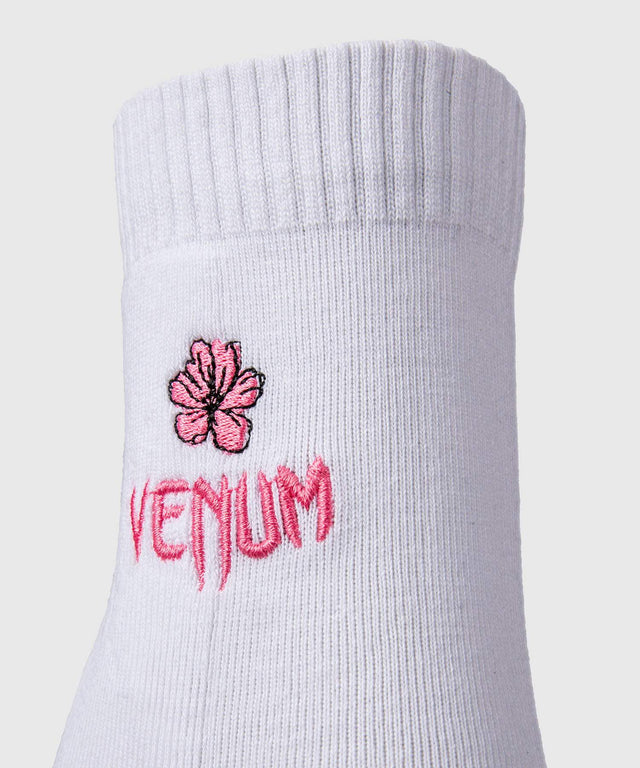 Calze Venum Crew Vector – Donna Bianco/Rosa