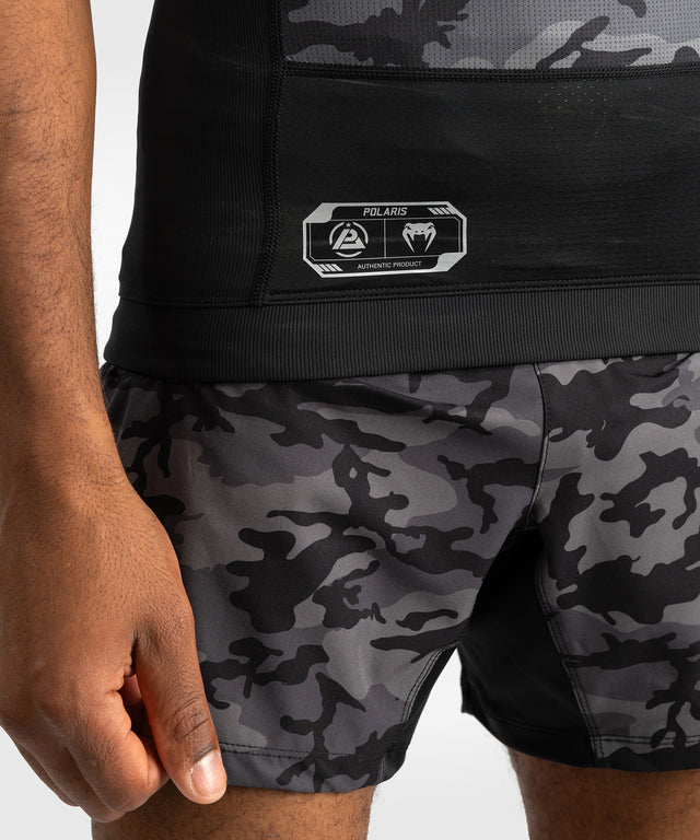 Venum x Polaris Rashguard – Kurzarm – Schwarz/Grau