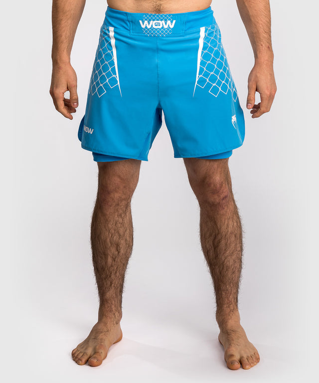 Shorts de MMA Venum x WOW FC – Bleu Pacifique