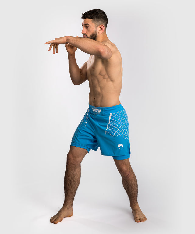 Shorts de MMA Venum x WOW FC – Bleu Pacifique