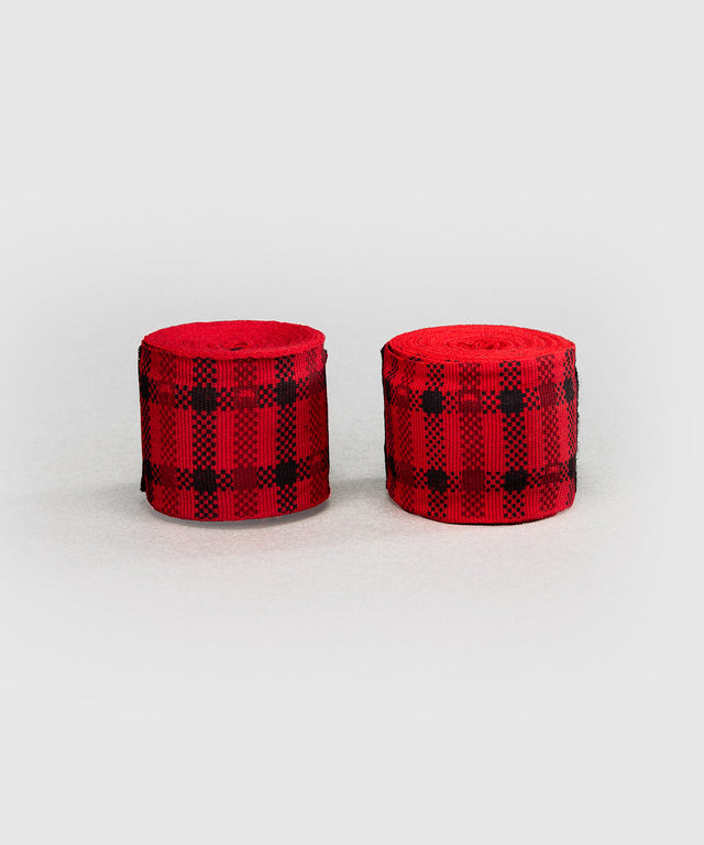 Bende da boxe Venum Tartan – Fury Red