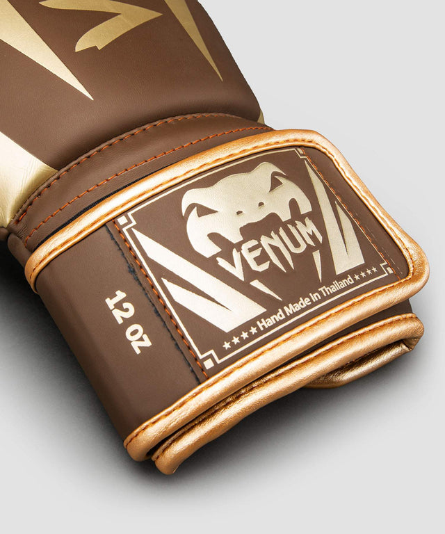 Venum Elite Boxhandschuhe – Dunkelbraun