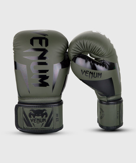 Gants de boxe Venum Elite – Vert/Noir