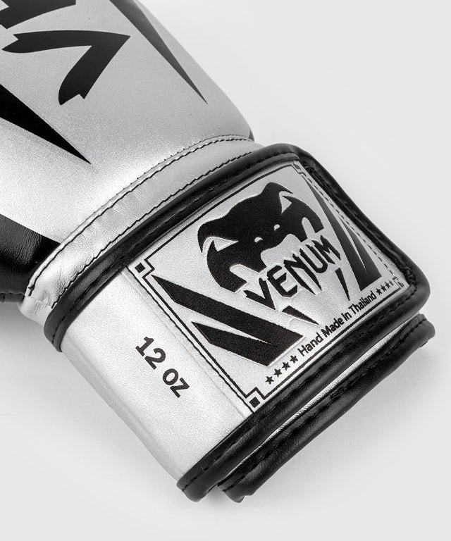 Venum Elite Boksehandsker – Sølv/Sort