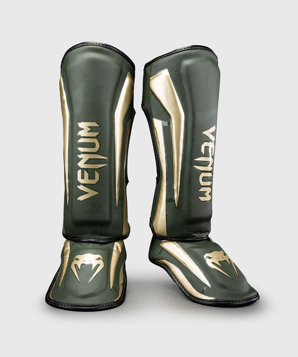 Venum Benskydd Elite - Khaki Grön/Guld