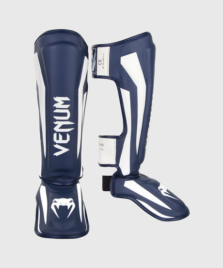 Venum Schienbeinschoner Kickboxen Elite – Marineblau/Weiß