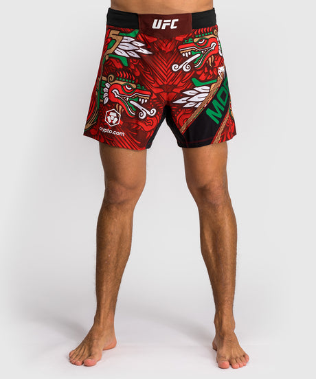 Calções de MMA Venum UFC Unrivaled Brandon Moreno – Vermelho