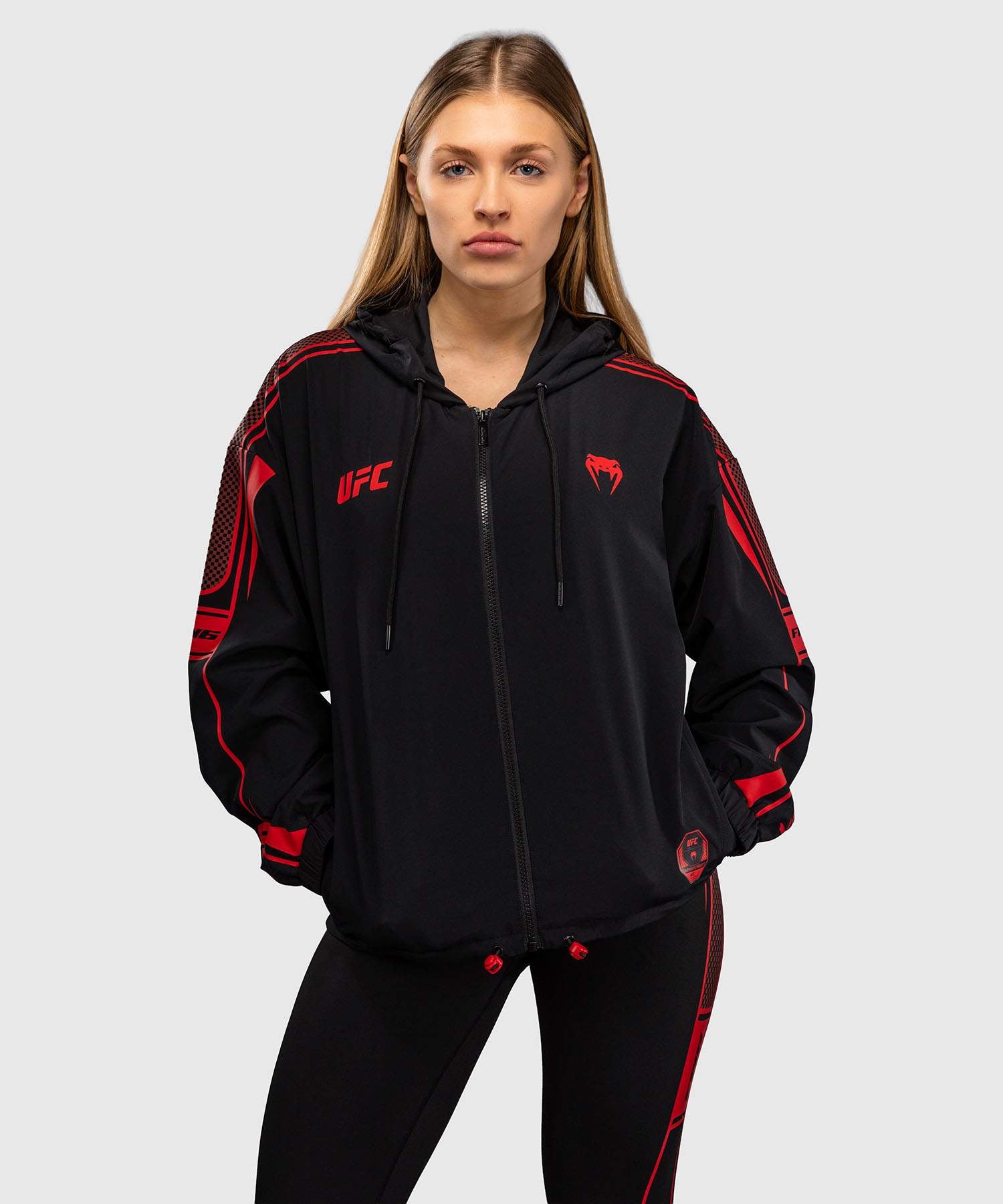 Mikina Venum UFC Unity s zipem Dámská – Černá