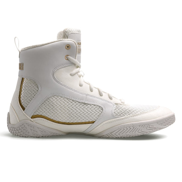 Chaussures de boxe Hayabusa x Mayweather Champ – Blanc/Or