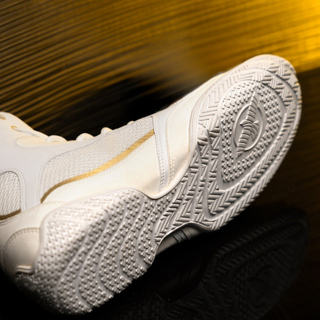 Chaussures de boxe Hayabusa x Mayweather Champ – Blanc/Or