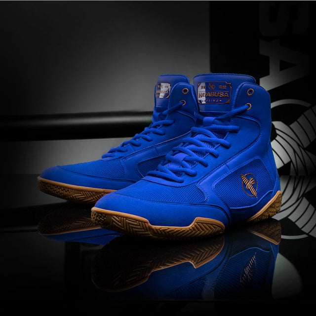 Hayabusa Profi-Boxschuhe – Blau