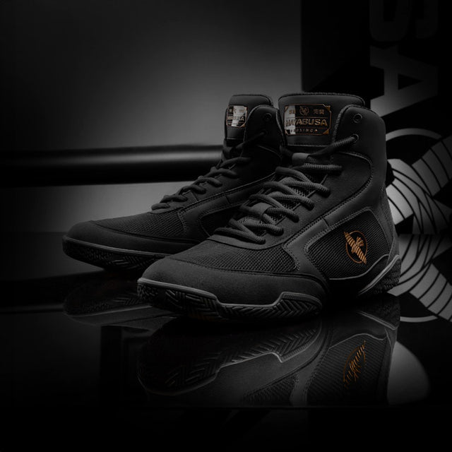Botas de boxeo Hayabusa Pro – Negro