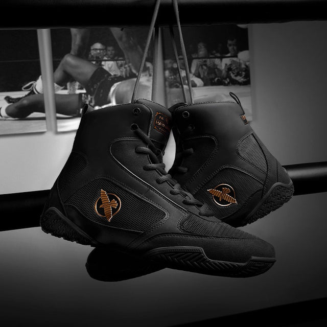 Botas de boxeo Hayabusa Pro – Negro